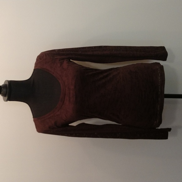 Maurices Tops - Maurices Long Sleeve Burn‎ Out Tee